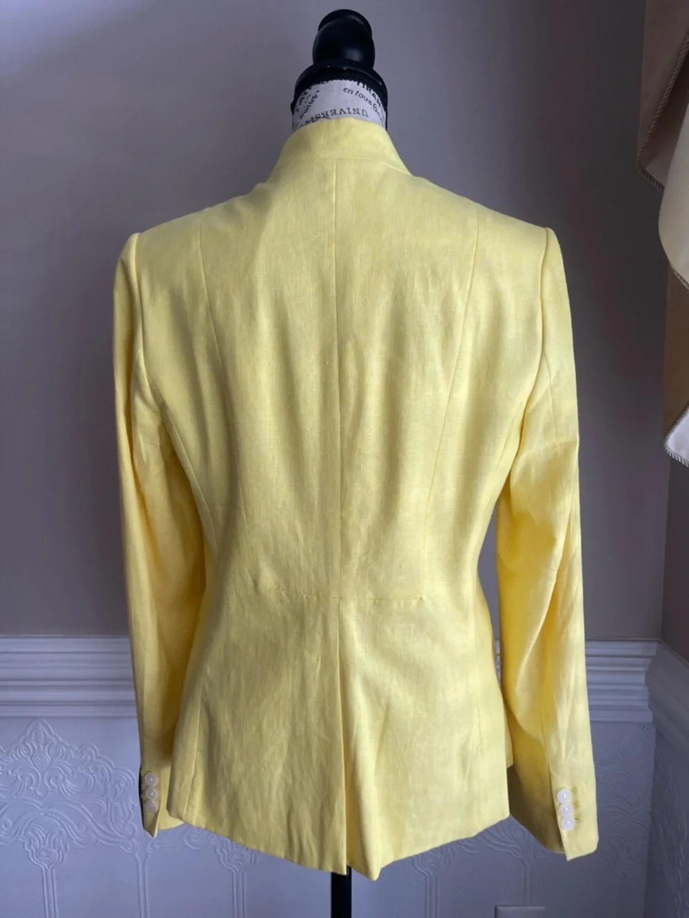 Banana Republic Yellow Blazer NWT - Picture 3 of 6